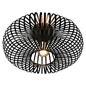 Trio Lighting Plafondlamp, rond Johann (60 W, Ø x h: 40 x 17 cm, Zwart, E27) | BAUHAUS