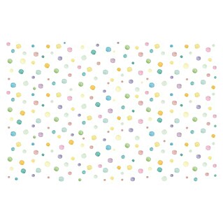 Papel pintado vinílico adhesivo Lineawall (Confeti, 90 cm x 2,8 m)