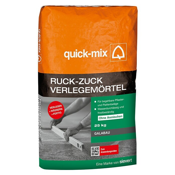 Quick-Mix Verlegemörtel Ruck-Zuck (25 kg) | BAUHAUS