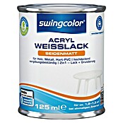 swingcolor Weißlack Acryl (Weiß, 125 ml, Seidenmatt)