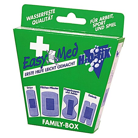 EasyMed Pflaster Familybox (16 Stk., Wasserfest)