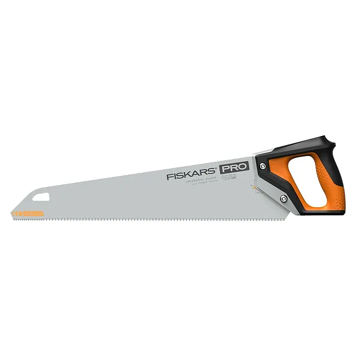 Fiskars Handsäge Fuchsschwanz Pro - Blattlänge: 50 cm, Holz - Die Fiskars Pro Handsäge mit Universalblatt und Power Tooth Technologie für effizientes Sägen von Holz und anderen Materialien.