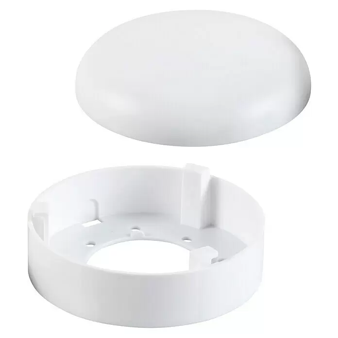 Heidemann Deckenverteiler - Ø x H: 100 x 47 mm, Weiß - Diagonale Ansicht