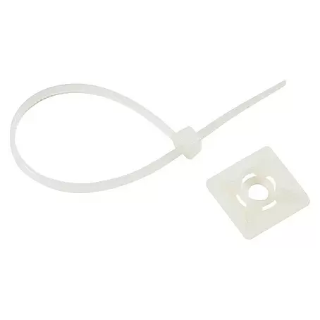 Set Kabelbinder & Kabelbinder-Klebesockel