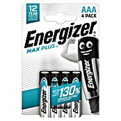 Energizer Pila alcalina Max Plus AAA (Micro AAA, Alcalino manganeso, 1,5 V, 4 uds.)
