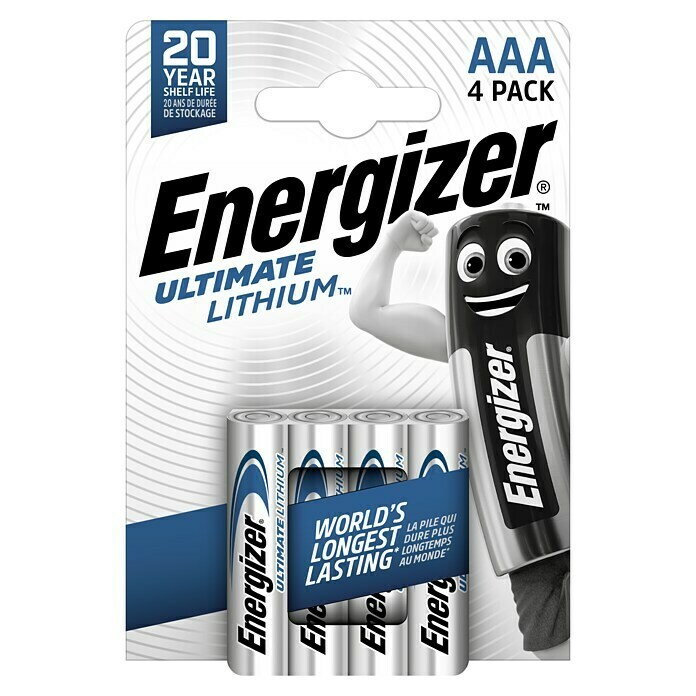 Energizer Baterije (Micro AAA, 1,5 V, 4 kom)