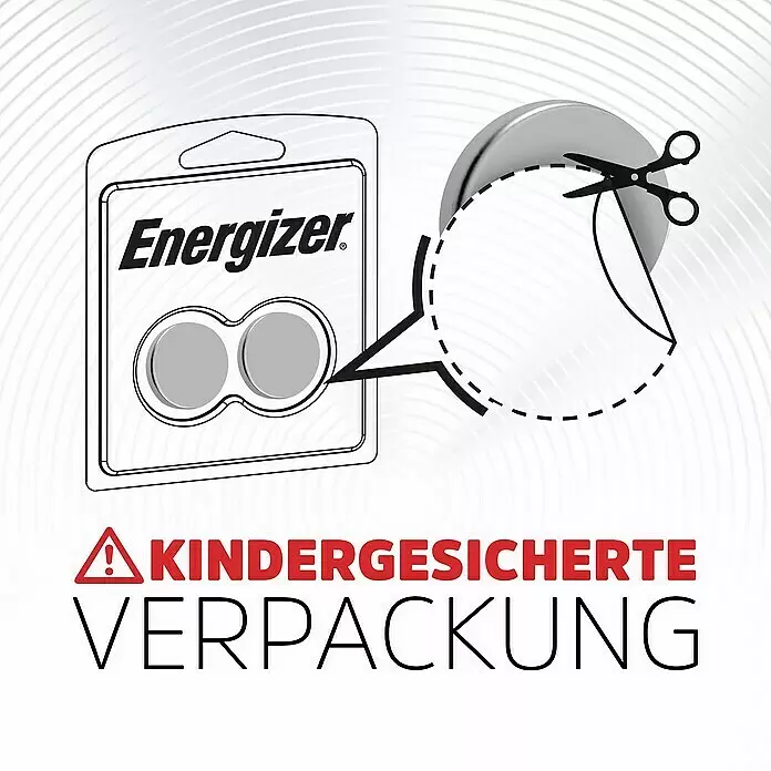 Energizer Knopfzelle - CR2016, 3 V, 2 Stk. - Informationsansicht
