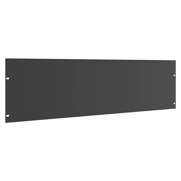 Gabio Zaunelement Voll - 197,5 x 45 cm, Stahl, Anthrazit - Schwarze Metallplatte für elektronische Geräte. Die Platte hat Befestigungslöcher an den Ecken zur einfachen Installation und sicheren Halt.