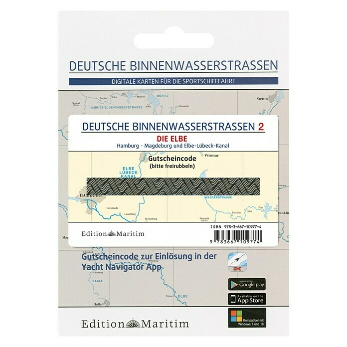 Digitale Sportbootkarte: Band 2 - Die Elbe / Hamburg - Magdeburg und Elbe-Lübeck-Kanal Front View