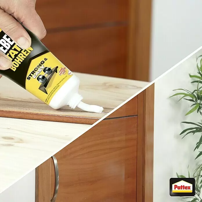 Pattex Montagekleber Kleben statt Bohren - 250 g - Anwendungsbeispiel