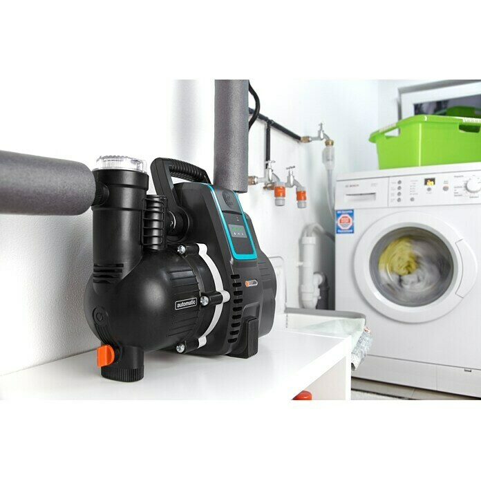 Gardena Smart system Hauswasserautomat smart Pressure Pump Set (2-tlg., 1.300 W, Max. Fördermenge: 5.000 l/h, Max. Druck: 5 bar)