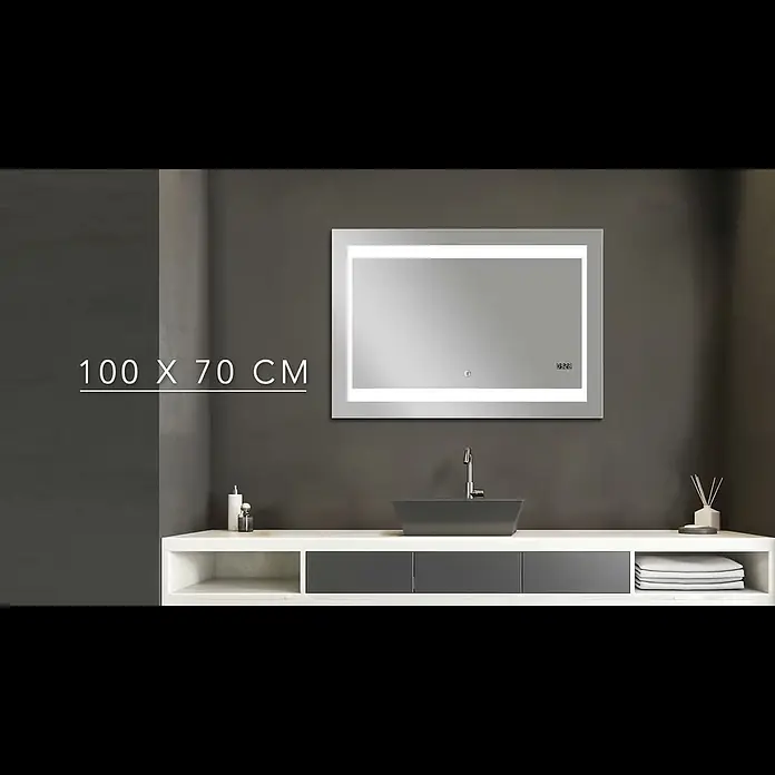 DSK Lichtspiegel Silver Futura - 100 x 70 cm - Silver Futura