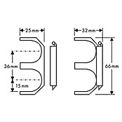 Marley Leistenclip (4 Stk.) | BAUHAUS