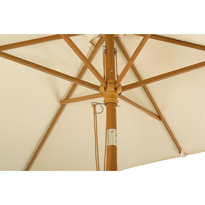 Schneider Classic Marktschirm Malaga (Natur, L x B: 300 x 200 cm) | BAUHAUS