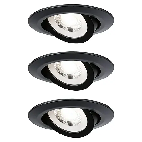 Paulmann  LED-Einbauleuchten-Set rund