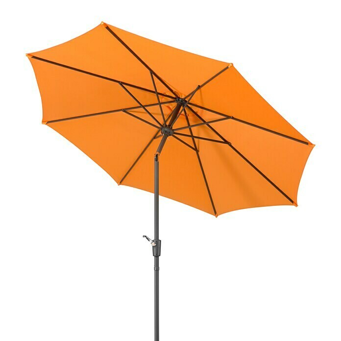 Schneider Classic Marktschirm rund Harlem (Mandarine, Durchmesser Bespannung: 270 cm) | BAUHAUS