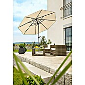 Schneider Classic Marktschirm rund Adria (Natur, Durchmesser Bespannung: 300 cm) | BAUHAUS