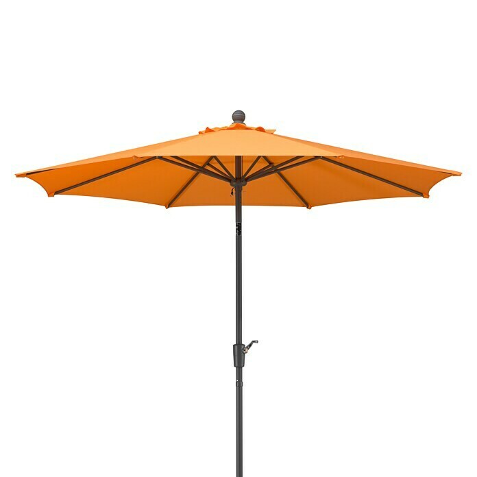 Schneider Classic Marktschirm rund Harlem (Mandarine, Durchmesser Bespannung: 270 cm) | BAUHAUS