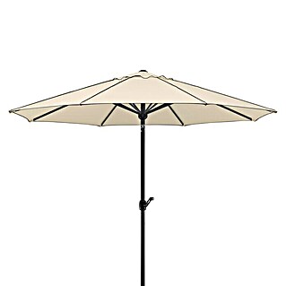 Schneider Classic Marktschirm rund Adria (Natur, Durchmesser Bespannung: 300 cm)