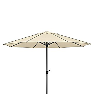 Schneider Classic Marktschirm rund Adria (Natur, Durchmesser Bespannung: 350 cm)