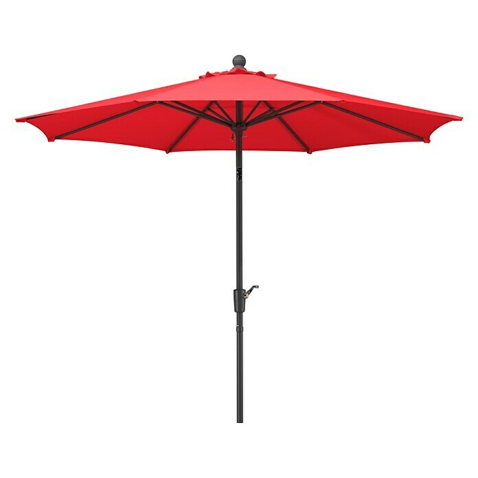 Schneider Classic Marktschirm rund Harlem (Rot, Durchmesser Bespannung: 270 cm) | BAUHAUS