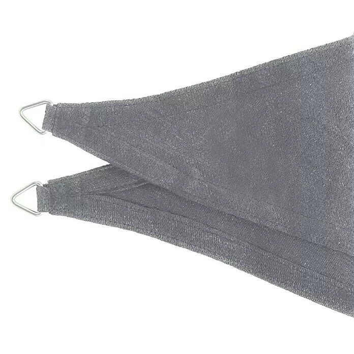 Schneider Sonnensegel Teneriffa - L x B: 360 x 360 cm, Silbergrau, Quadratisch - Detailaufnahme