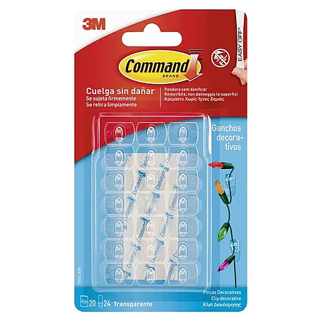 3M Command Gancho para colgar 17026CLR