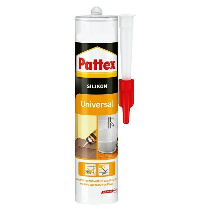 Pattex Silikon Universal (Weiß, 300 ml)