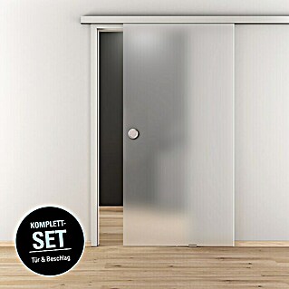 Diamond Doors Schiebetür-Komplettset Luminato (935 x 2.058 mm, Einscheibensicherheitsglas (ESG))