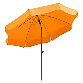 Schneider Classic Marktschirm rund Locarno (Mandarine, Durchmesser Bespannung: 200 cm)