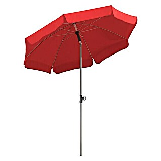 Schneider Classic Marktschirm rund Locarno (Rot, Durchmesser Bespannung: 150 cm)