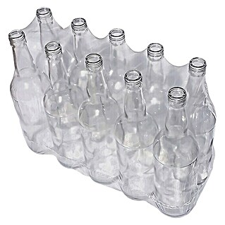 Steklenica (1 l, 10 kos, Steklo)