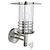 Starlux Silver Star II Außenwandleuchte mit Bewegungsmelder stehend (60 W, Höhe: 35 cm)
