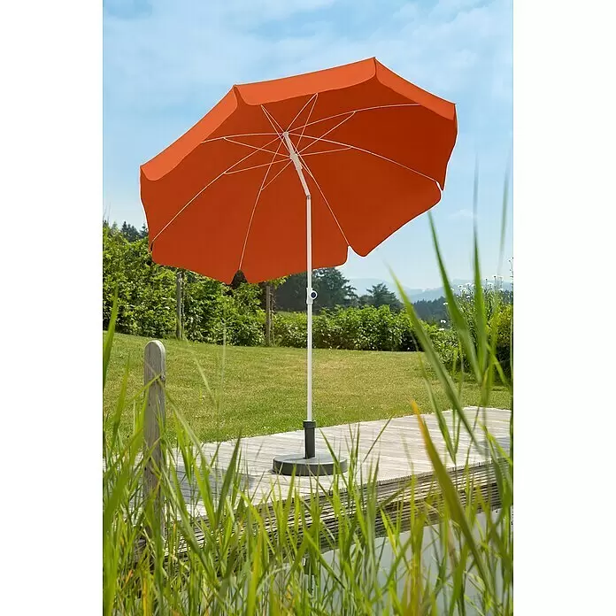Schneider Classic Marktschirm rund IbizaTerracotta, Durchmesser Bespannung: 240 cm