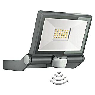 Steinel Sensor-LED-Außenwandstrahler XLED ONE S ANT  (L x B x H: 20,2 x 22,9 x 19,5 cm, Warmweiß, Anthrazit)