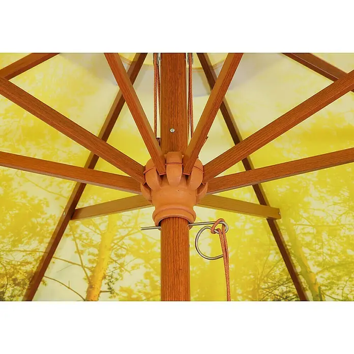 Schneider Classic Marktschirm rund MalagaForest, Durchmesser Bespannung: 300 cm Detail Shot
