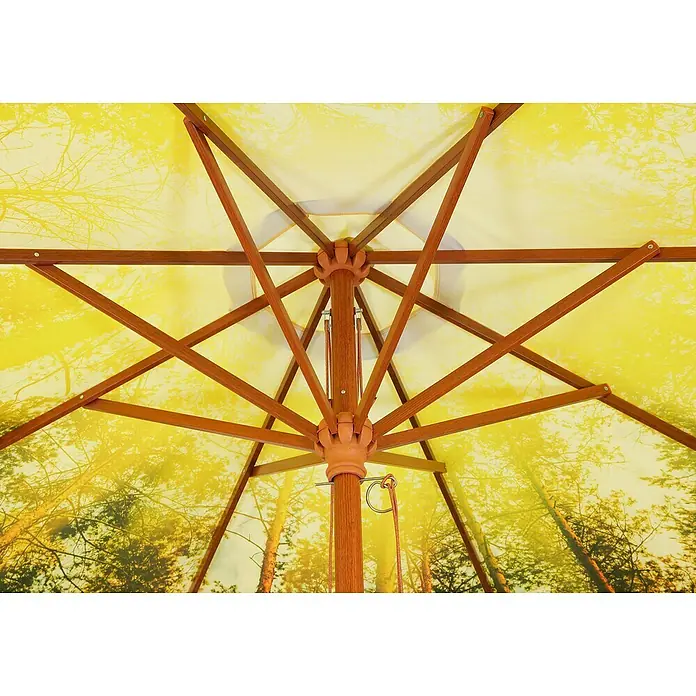 Schneider Classic Marktschirm rund MalagaForest, Durchmesser Bespannung: 300 cm Detail Shot