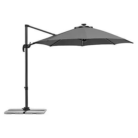 Schneider  Ampelschirm rund Rhodos Blacklight