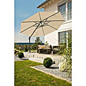 Schneider Classic Ampelschirm rund Rhodos Grande (Natur, Durchmesser Bespannung: 400 cm) | BAUHAUS