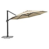 Schneider Classic Ampelschirm rund Rhodos Grande (Natur, Durchmesser Bespannung: 400 cm) | BAUHAUS