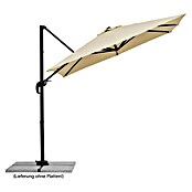 Schneider Classic Ampelschirm Rhodos Junior (Natur, Bespannungsmaß (L x B): 230 x 230 cm) | BAUHAUS