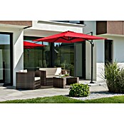 Schneider Classic Ampelschirm Rhodos Junior (Rot, Bespannungsmaß (L x B): 230 x 230 cm) | BAUHAUS