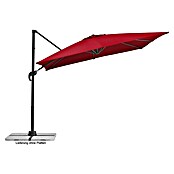 Schneider Classic Ampelschirm Rhodos Junior (Rot, Bespannungsmaß (L x B): 270 x 270 cm) | BAUHAUS