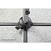 Schneider Classic Ampelschirm rund Rhondos Rondo (Anthrazit, Durchmesser Bespannung: 350 cm) | BAUHAUS