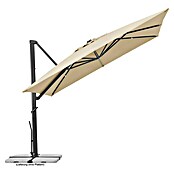 Schneider Classic Ampelschirm Rhodos Smart (Natur, Bespannungsmaß (L x B): 300 x 300 cm) | BAUHAUS