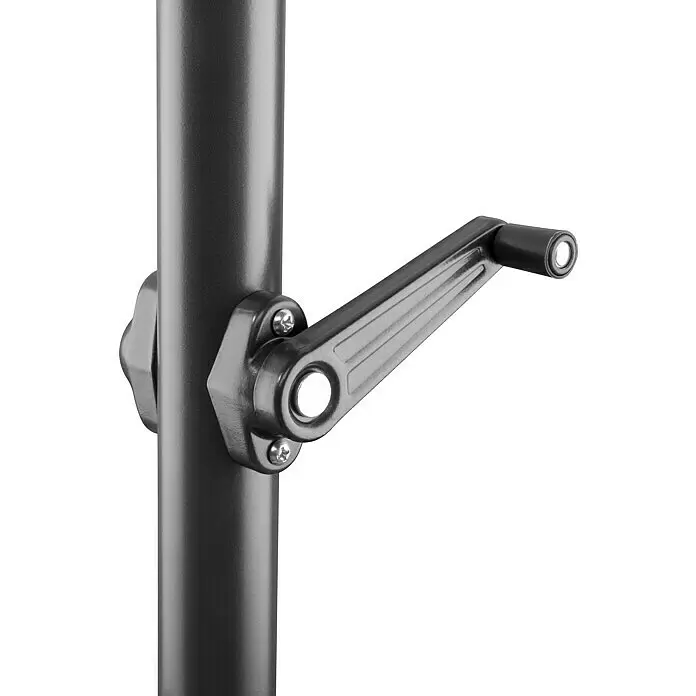 Schneider Classic Balkonschirm Salerno - Silbergrau, Bespannungsmaß (L x B): 150 x 291 cm - Detailaufnahme