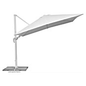 Schneider Classic Ampelschirm Rhodos Twist Bianco (Weiß, Bespannungsmaß (L x B): 300 x 300 cm) | BAUHAUS