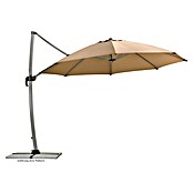 Schneider Classic Ampelschirm rund Rhondos Rondo (Sand, Durchmesser Bespannung: 350 cm) | BAUHAUS