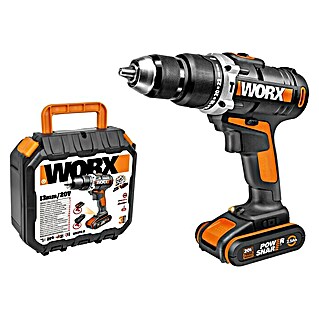 Worx Akku-Schlagbohrschrauber WX372 (20 V, 2 Akkus, 2,5 Ah, 50 Nm, Li-Ionen)