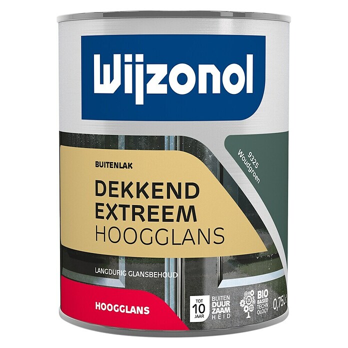 Wijzonol Lakverf Dekkend Extreem (Woudgroen, 750 ml, Hoogglans) | BAUHAUS